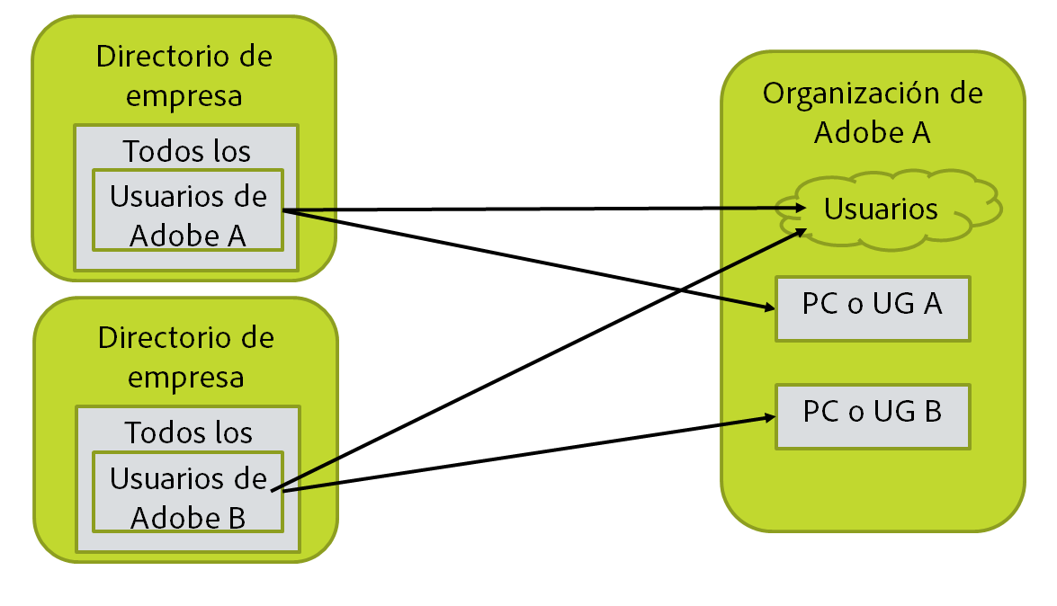 Varios directorios y una única organización